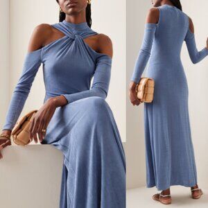 New! Significant Other Yara Off Shoulder Stretch-Velvet Maxi Dress 33055